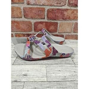 Crocs Kadee II Tropical Sandal Girls Size 5 Strappy 211698-101 New With Tags